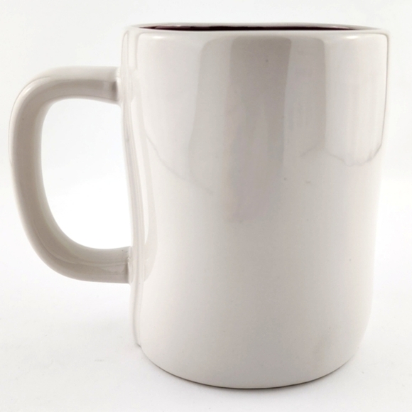 ⭐️2/ $50⭐️ Rae Dunn Artisan Mug Glossy White  Black Letters KING OF THE GRILL - Picture 4 of 10